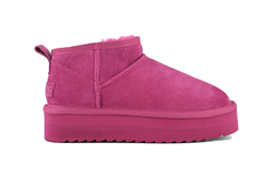 PLATFORM  WINTER BOOT SUEDE YWPLA01 FUXIA